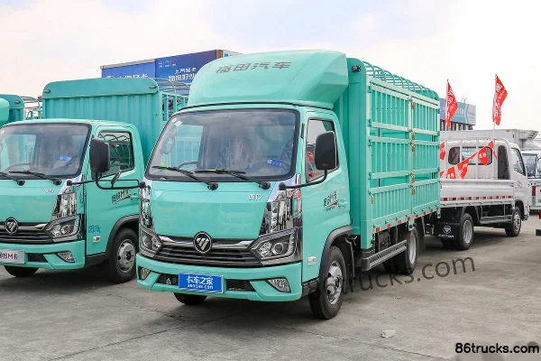 Foton Auman M Card 2.0L 127 hp 4X2(6 wheels) CNG 3.815m Single Row Cage Small Truck Exterior (3) | 86Trucks