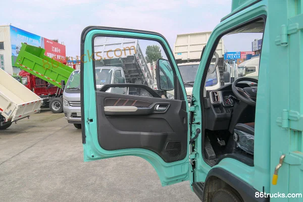 Foton Auman M Card 2.0L 127 hp 4X2(6 wheels) CNG 3.815m Single Row Cage Small Truck Cab (1) | 86Trucks