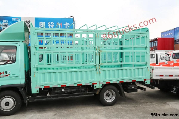 Foton Auman M Card 2.0L 127 hp 4X2(6 wheels) CNG 3.815m Single Row Cage Small Truck Body (2) | 86Trucks