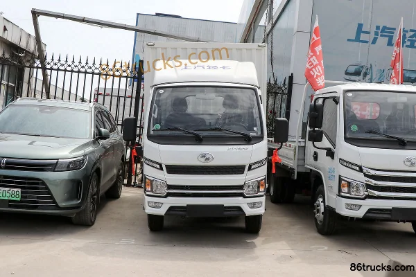 Yuejin Fuxing S80 1.6L 123hp 4X2(6 wheels) Gasoline 3.62m Single Row Van Small Truck Exterior (2) | 86Trucks