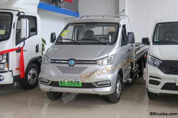 Dongfeng Electric EV150 3.5T 3.7m Single Row Pure Electric Flatbed Light Truck 55.7kWh 4X2(6 wheels) Exterior (3) | 86Trucks
