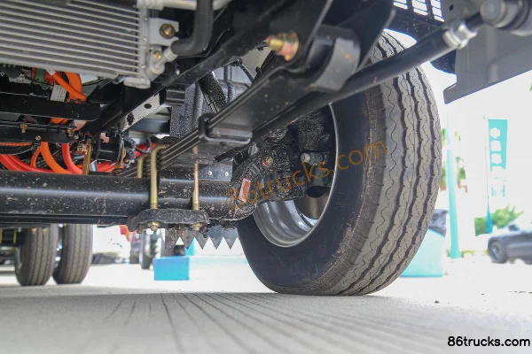 Changan Kuayue D5EV 3,8T Camion plateau micro électrique à benne basculante monoplace 3,75 m 55,7 kWh 4X2(6 roues) Châssis (3) | 86Trucks