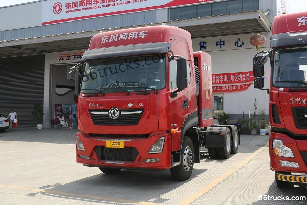 Dongfeng Tianlong KL Gas 400 hp 6X4(10 wheels) CNG tractor truck (China VI) Exterior (3) | 86Trucks