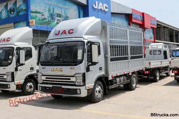 JAC Shuailing S9 170hp 4X2(6 wheels) 5.73m Single Row Stake Truck (China VI) Exterior (3) | 86Trucks