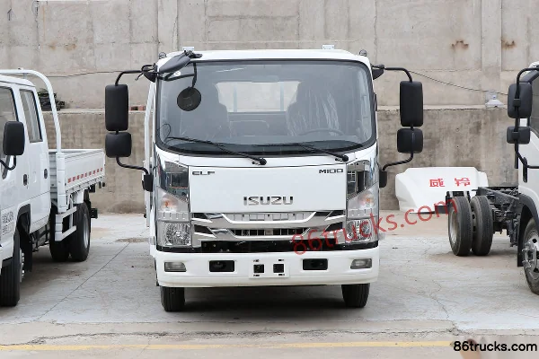 Qingling Isuzu M100 120hp 4X2(6 wheels) 4.13m Single Row Flatbed Light Truck (6-speed) Exterior (2) | 86Trucks