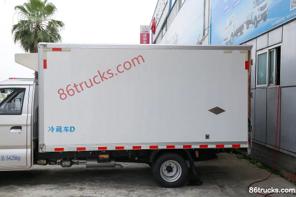 Changan Kuayue Wang X7 1,6 L 122 ch 4X2(6 roues) essence camion frigorifique 3,51 m Carrosserie (3) | 86Trucks
