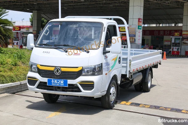 Dongfeng T5 1.6L 105 hp 4X2(6 wheels) CNG 3.4m Single Row Flatbed Light Truck (China VI) Exterior (3) | 86Trucks
