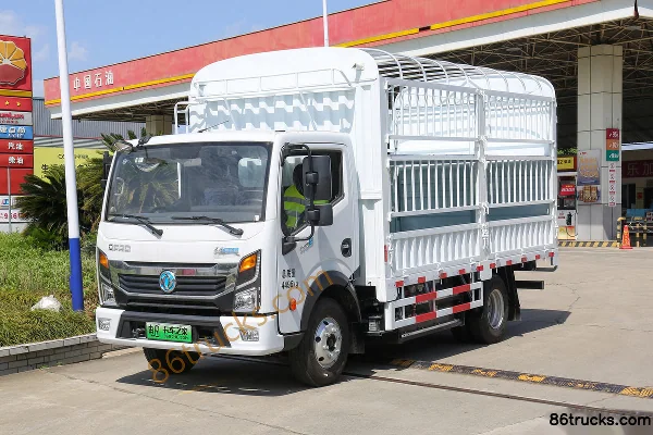 Dongfeng EV350 PRO 4.5T 4.19m single-row pure electric cage light truck 98.04kWh 4X2(6 wheels) Exterior (3) | 86Trucks