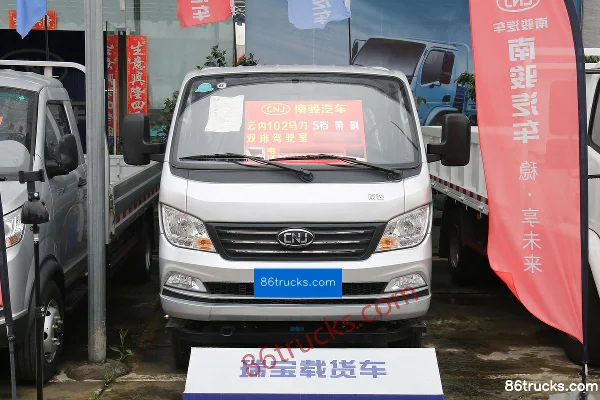 NanJun Ruibao Deluxe Edition 102 hp 4X2(6 wheels) 3.3m Double Row Flatbed Micro Truck Exterior (2) | 86Trucks