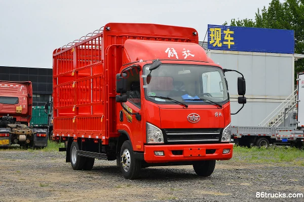 FAW Jiefang Hu VH 2.5L Diesel 155hp 4X2(6 wheels) Fast Gear 8-Speed 4.16m Single Row Stake Truck Exterior