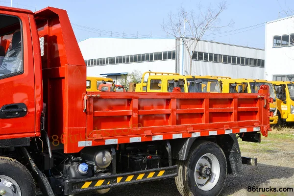 Dongfeng Furika W15 102hp 4X2(6 wheels) 3.05m dump truck (red) Body (1) | 86Trucks