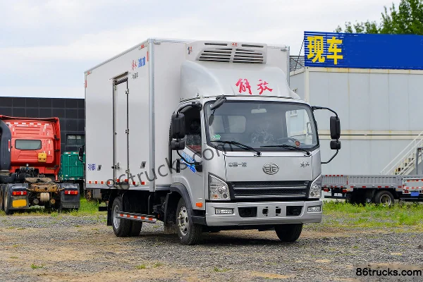 FAW Jiefang Hu VH Bingbing 160hp 4X2(6 wheels) 4.05m refrigerated truck Exterior