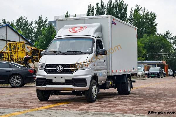 Dongfeng T3 1.6L 123hp 4X2(6 wheels) gasoline 3.7m single-row van mini truck Exterior (3) | 86Trucks