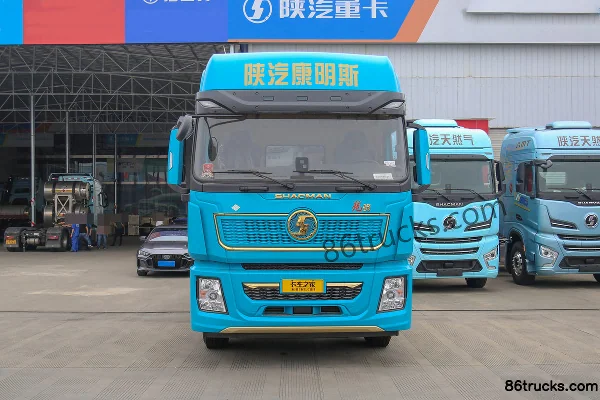 SHACMAN Longxiao Lightweight Version 14.5L CNG 530hp 6X4(10 wheels) Fast Gear 12-Speed Tractor Truck Exterior (2) | 86Trucks