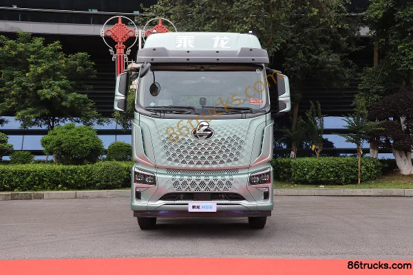 Dongfeng Liuqi Chenglong H5V 500 hp 6X4(10 wheels) LNG automatic tractor truck (hydraulic retarder) Exterior (2) | 86Trucks