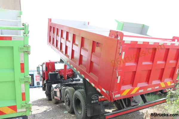 NanJun Ruiyu K68D 270 hp 8X2(10 wheels) 6m Dump Truck (Red) Body (3) | 86Trucks