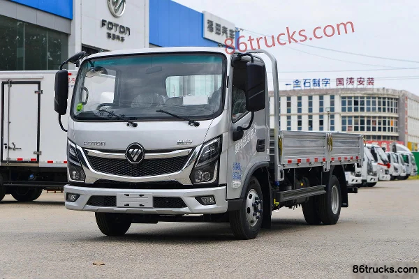 Foton Ollin Superspeed 150hp 4X2(6 wheels) 4.17m single-row flatbed light truck (China VI) Exterior (3) | 86Trucks