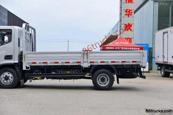 Foton Ollin Superspeed 150hp 4X2(6 wheels) 4.17m single-row flatbed light truck (China VI) Body (2) | 86Trucks