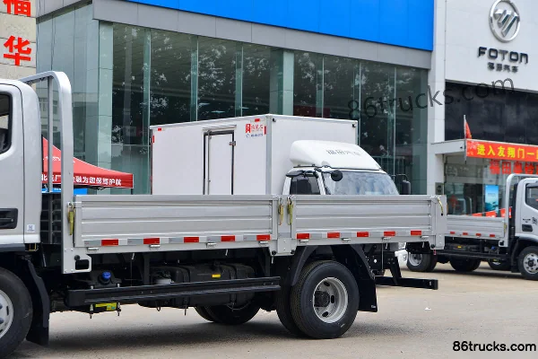 Foton Ollin Superspeed 150hp 4X2(6 wheels) 4.17m single-row flatbed light truck (China VI) Body (1) | 86Trucks