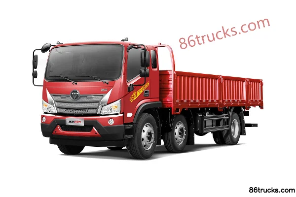 Foton Shenglong ES5 240 hp 6X2(8 wheels) 5.8m Flatbed Cargo Truck Exterior