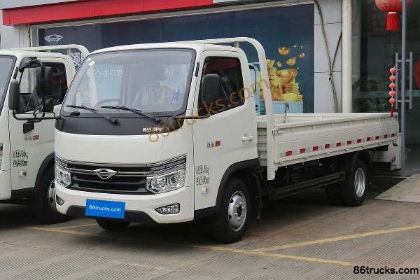 Foton Times Leader S1 2.0L 127hp 4X2(6 wheels) CNG 4.22m Single Row Fence Panel Small Truck Exterior (3) | 86Trucks