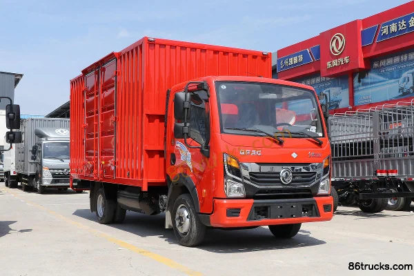 Dongfeng Captain Nebula K5 Renwuxing 126hp 4X2(6 wheels) CNG 4.15m Single Row Box Light Truck Exterior