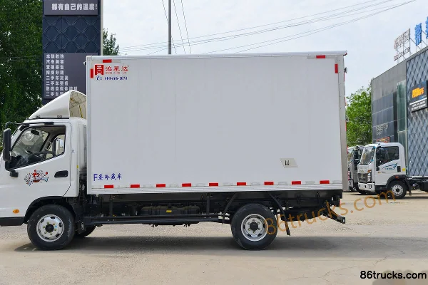 Foton Aoling Jieyun Youth Invincible Edition 146hp 4X2(6 wheels) 4.085m refrigerated truck Body (2) | 86Trucks