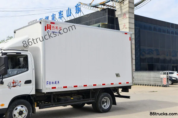 Foton Aoling Jieyun Youth Invincible Edition 146hp 4X2(6 wheels) 4.085m refrigerated truck Body (1) | 86Trucks