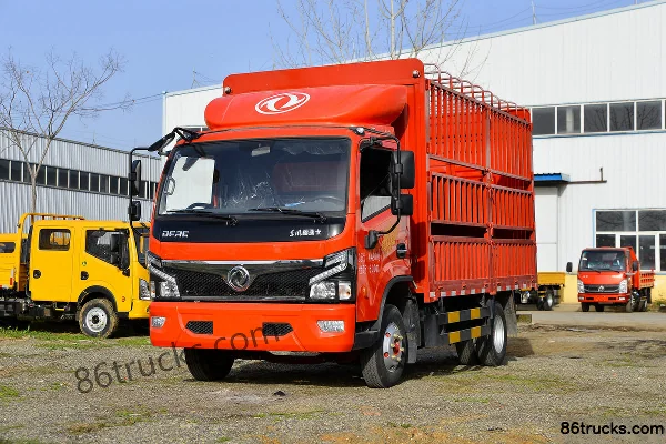 Dongfeng Furika F6 170 hp 4X2(6 wheels) 3.8m semi-row flatbed light truck (China VI) (axle ratio 4.33) Exterior (3) | 86Trucks