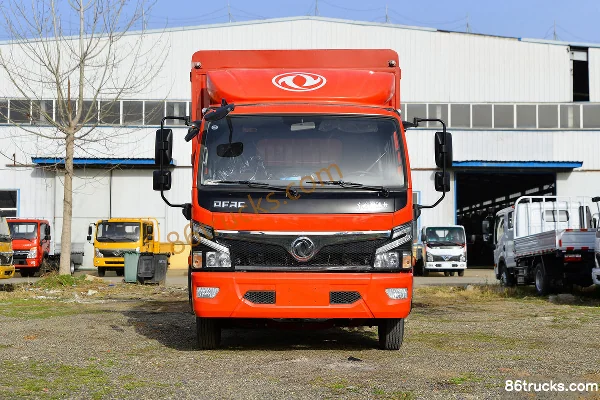 Dongfeng Furika F6 170 hp 4X2(6 wheels) 3.8m semi-row flatbed light truck (China VI) (axle ratio 4.33) Exterior (2) | 86Trucks