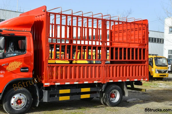 Dongfeng Furika F6 170 hp 4X2(6 wheels) 3.8m semi-row flatbed light truck (China VI) (axle ratio 4.33) Body (1) | 86Trucks