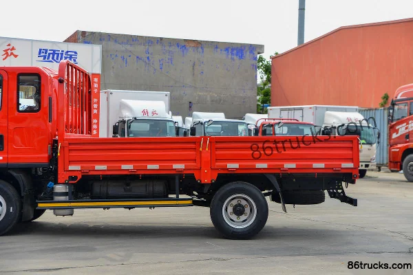 FAW Jiefang J6F Climbing Tiger 140hp 4X2(6 wheels) 3.82m Half-row Flatbed Light Truck (China VI) Body (2) | 86Trucks