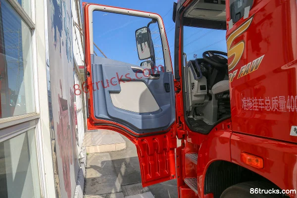 FAW Jiefang Qingdao JH6 heavy truck Zhixing Edition 480hp 6X4(10 wheels) LNG tractor truck (hydraulic retarder) Cab (1) | 86Trucks