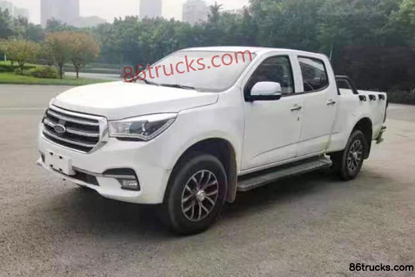 Qingling Isuzu Daka TAGA édition 2024 deux roues motrices long empattement pick-up électrique pur CATL 77,28 kWh Extérieur (3) | 86Trucks