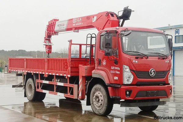 SHACMAN Commercial Vehicle SHACMAN Xuande X9 Light Truck truck-mounted crane
