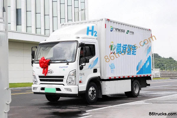 Hyundai Commercial Vehicle Shengtu 4.5T 4.14m single row fuel cell van light truck 4X2(6 wheels) Exterior (3) | 86Trucks