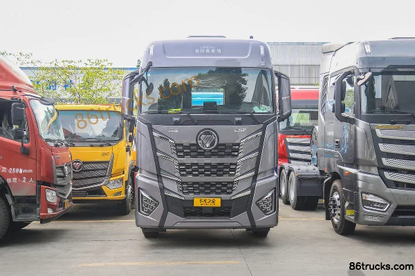 Foton AumanEST Star Shine Edition 580 hp 6X4(10 wheels) LNG AMT Automatic Tractor Truck Exterior (2) | 86Trucks