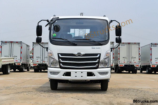 Times Leader M5 2.5L Diesel 150hp 4X2(6 wheels) WLY 5-Speed Air Brake 3.12m Double Row Flatbed Light Truck Exterior (2) | 86Trucks