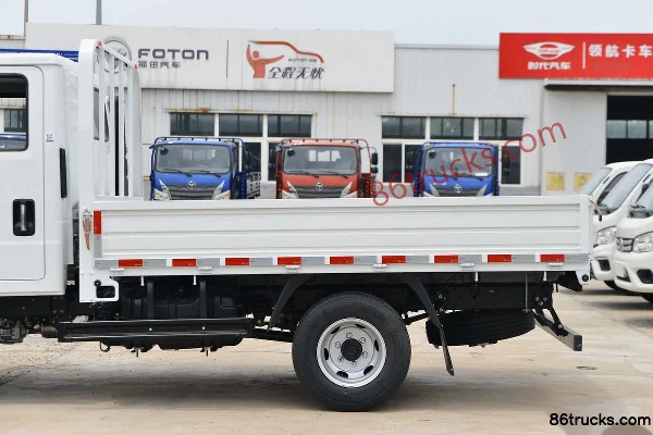 Times Leader M5 2.5L Diesel 150hp 4X2(6 wheels) WLY 5-Speed Air Brake 3.12m Double Row Flatbed Light Truck Body (2) | 86Trucks