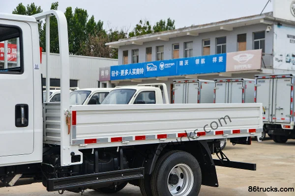 Times Leader M5 2.5L Diesel 150hp 4X2(6 wheels) WLY 5-Speed Air Brake 3.12m Double Row Flatbed Light Truck Body (1) | 86Trucks