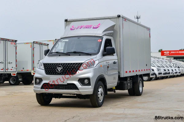 Foton Xiangling V3 1.5L 143 ch 4X2(6 roues) 3.02 m petit camion fourgon double cabine Extérieur (3) | 86Trucks