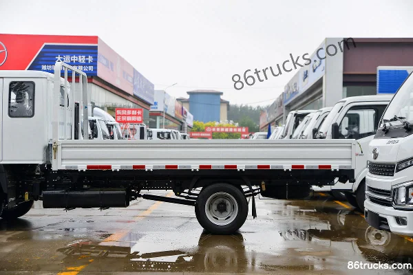 Yuejin Fuxing S80 1.5L 113 hp 4X2(6 wheels) Gasoline 3.22m Semi Row Drop Side Mini Truck Body (3) | 86Trucks