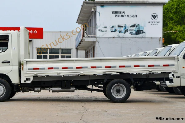 Foton Xiangling M2 1.5L 116 hp 4X2(6 wheels) Gasoline 3.7 m single-row flatbed micro truck (China VI) Body (2) | 86Trucks