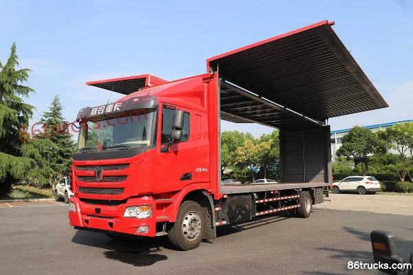 Union Truck U⁺ 4X2(6 wheels) 18T 9.6m Electric Wing Opening Van 282.62kWh Cab (2) | 86Trucks