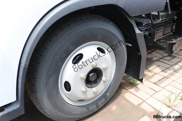 JAC Yunduoduo N3 Luxe 140 ch 4X2(6 roues) 3,47 m cabine avancée plateau camion léger Châssis (3) | 86Trucks
