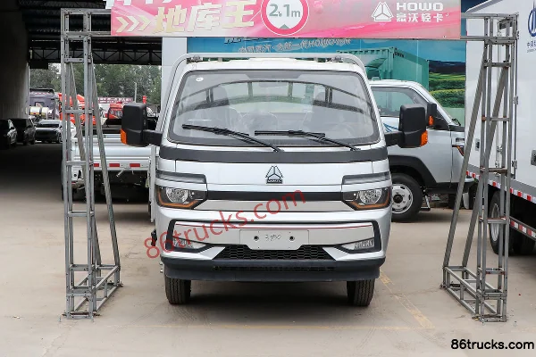 Sinotruk HOWO Xiaojiang 140 ch 4X2(6 roues) 3,95 m AMT automatique petit camion plateau à cabine simple (China VI) Extérieur (2) | 86Trucks