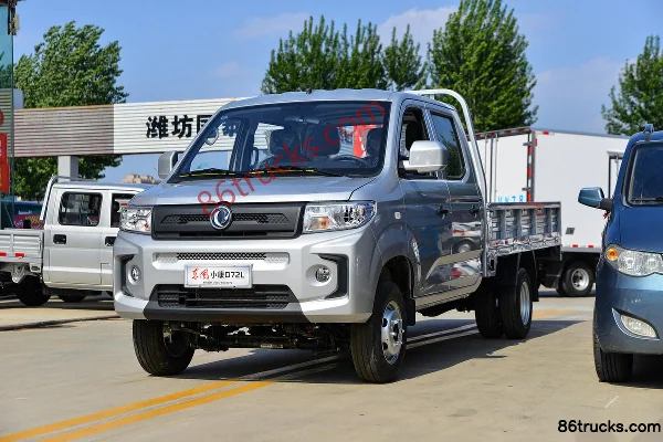 Dongfeng D72L 2015 LV0 1.6L 122 hp 4X2(6 wheels) gasoline 2.98m double-row flatbed micro truck Exterior (3) | 86Trucks