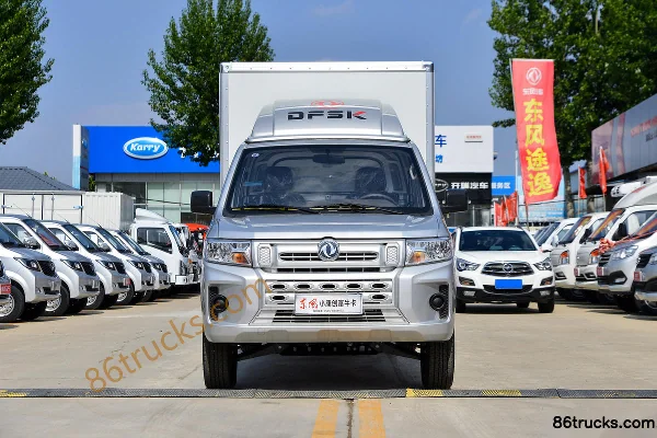 Dongfeng Chuangfu Niuka LV0 1.6L Gasoline 122 hp 4X2(6 wheels) 2.4m Double Row Van Mini Truck Exterior (2) | 86Trucks