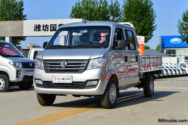 Dongfeng C32S 2022 Model LV1 1.6L 122hp 4X2(6 wheels) Gasoline 2.51m Double Row Flatbed Micro Truck (China VI) Exterior (3) | 86Trucks