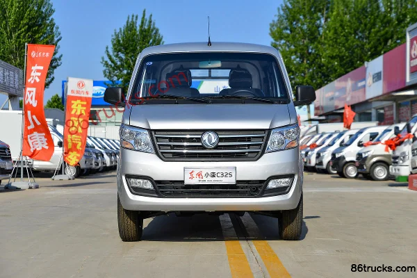 Dongfeng C32S 2022 Model LV1 1.6L 122hp 4X2(6 wheels) Gasoline 2.51m Double Row Flatbed Micro Truck (China VI) Exterior (2) | 86Trucks